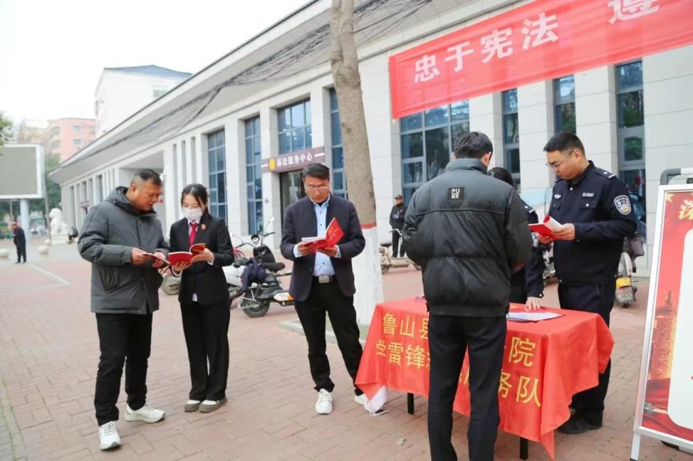 【中国渎职调查报】鲁山县法院开展国家宪法日普法宣传活动(图3)